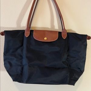 Long champ tote black